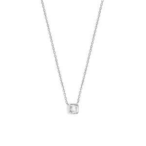 Sterling Silver and Cubic Zirconia Necklace