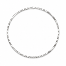 Load image into Gallery viewer, Sterling Silver Heavy Square Box Link Necklace
