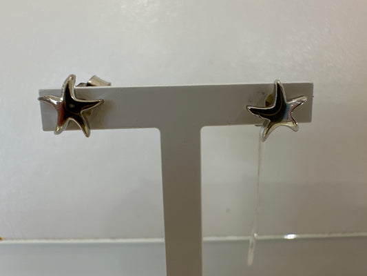 Sterling Silver Mini Starfish Studs, view 2