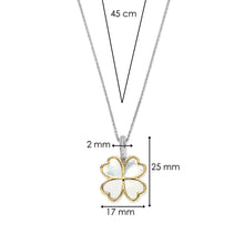 Load image into Gallery viewer, NEW IN - Ti Sento Gold Plated 4 leaf clover Mother of Pearl Pendant

