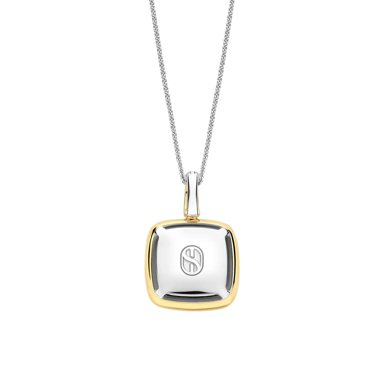 Gold Vermeil Blue Stone Pendant, view 3