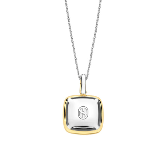 Gold Vermeil Blue Stone Pendant, view 3