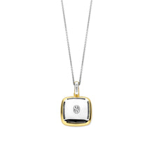 Load image into Gallery viewer, NEW - Sterling Silver and Vermeil Khaki coloured stone Pendant
