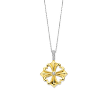 Load image into Gallery viewer, NEW for 2025 -Ti Sento Silver Vermeil Clover Pendant
