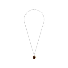 Load image into Gallery viewer, NEW - Sterling Silver and Vermeil pillow shaped Smoky Quartz Pendant
