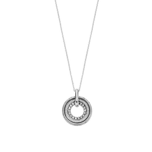 Ti Sento Structure Circle Pendant