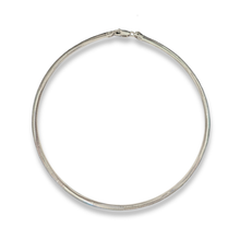 Load image into Gallery viewer, Reversible Gold Vermeil and Sterling Silver Flat Collar Necklace
