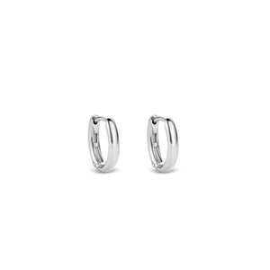 Sterling Silver Small U-Shaped Hoop Earrings
