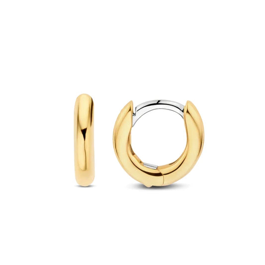 Gold Vermeil Hoop Earrings, view 4