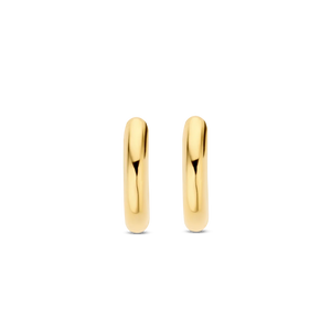 Small Silver Yellow Gold plated Hoop Earrings