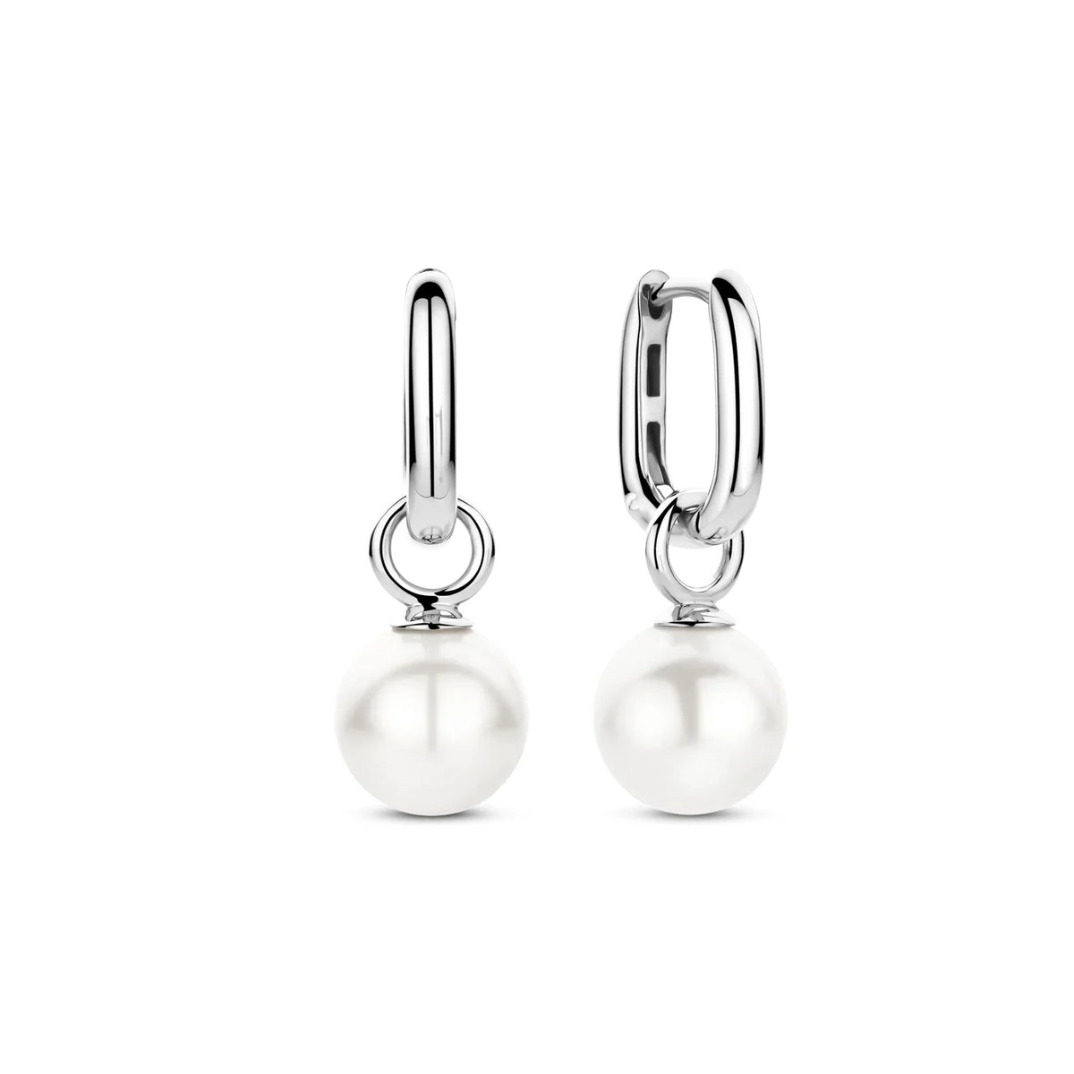 Ti Sento Sterling Silver Pearl Earrings