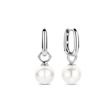 Load image into Gallery viewer, Ti Sento Sterling Silver Pearl Earrings
