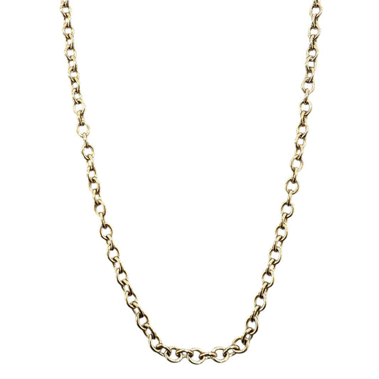 9ct Yellow Gold Necklace - 4.5mm Trace Chain, view 3