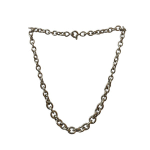 Urban Armour Sterling Silver oval Rolo link necklace