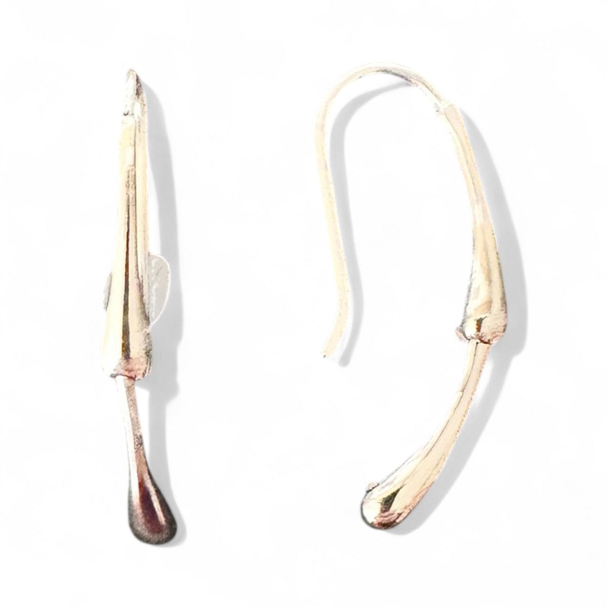 Sterling Silver Micro Double Drop Earrings
