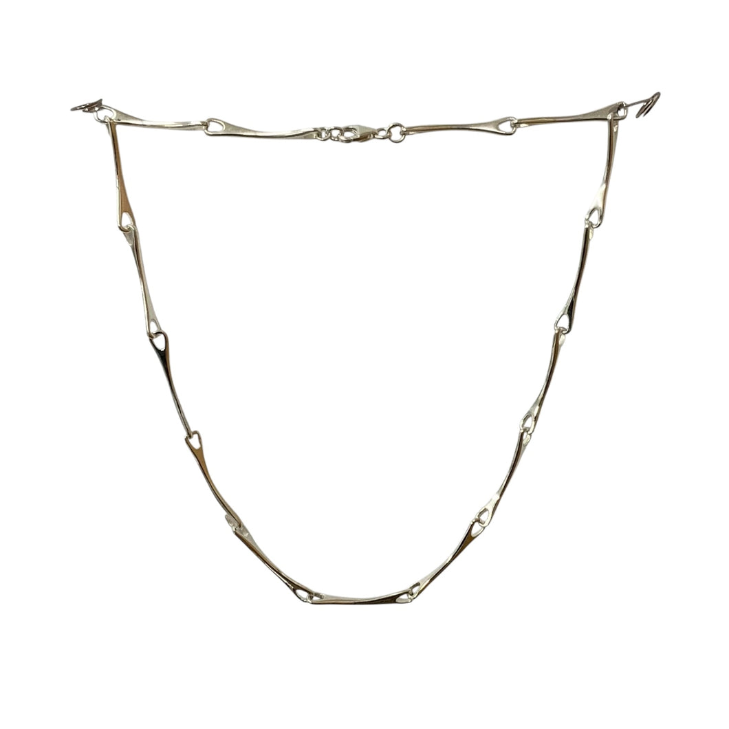 Sterling Silver Bones necklace