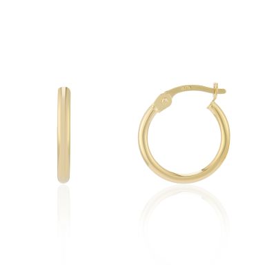 9ct Yellow Gold Mini Hoop Earrings