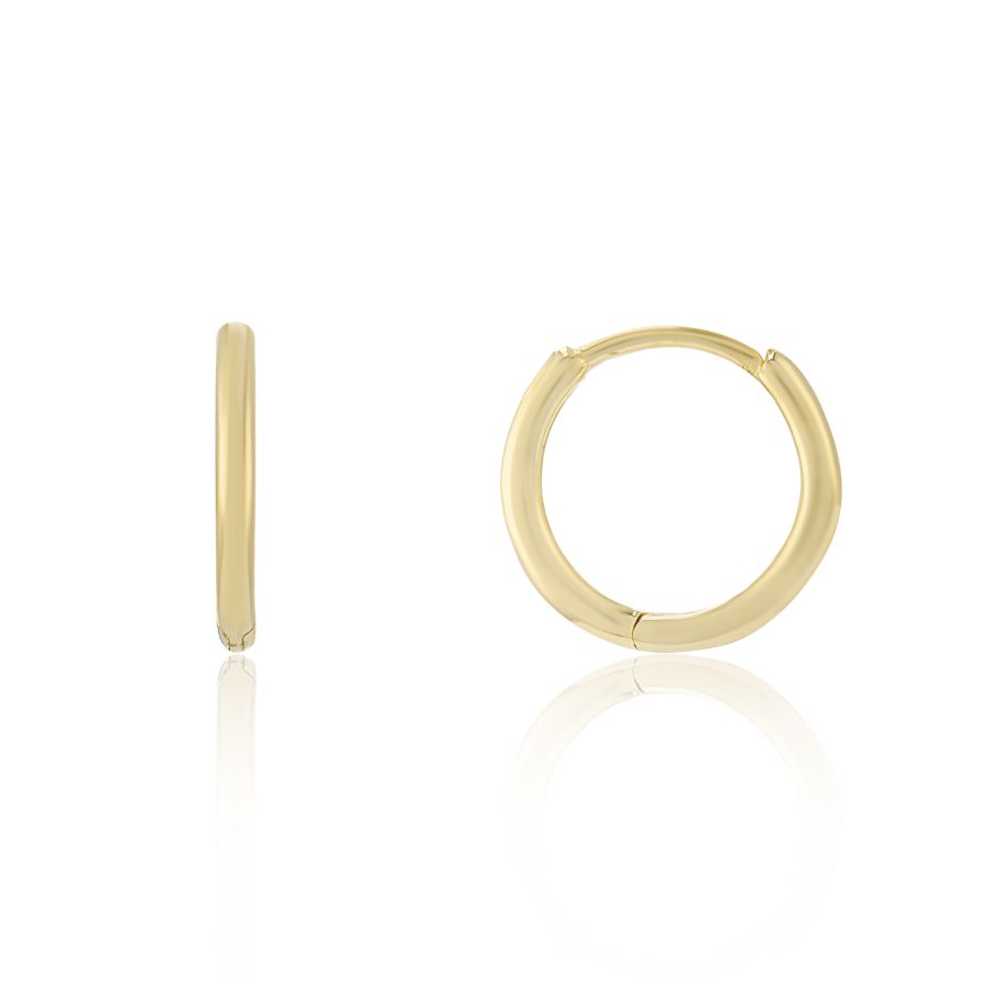 9ct Yellow Gold Mini Hoop Earrings