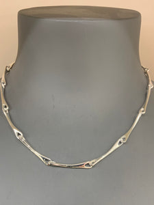 Sterling Silver Bones necklace