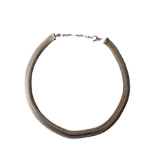 Load image into Gallery viewer, Sterling Silver Necklace - 9.9mm Flat Snake Chain
