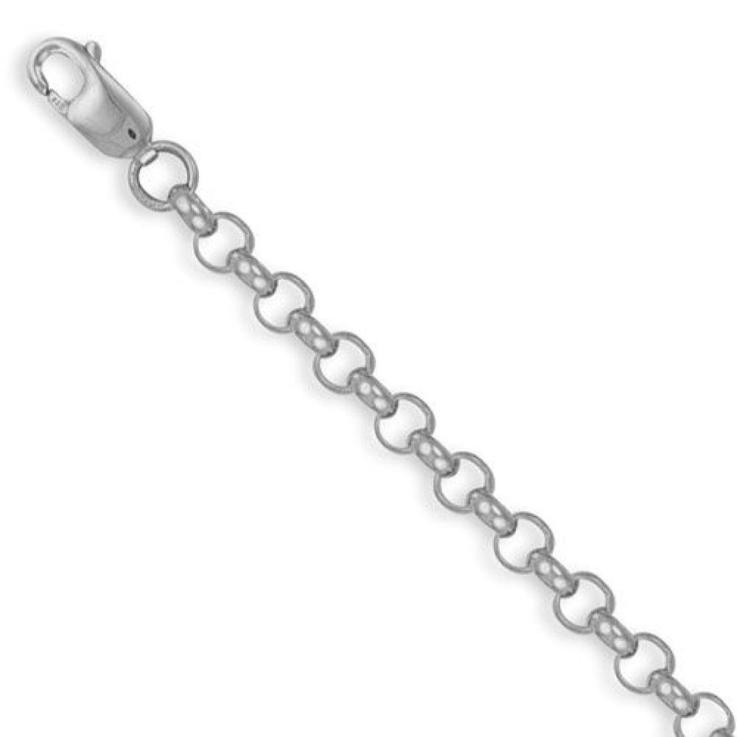Sterling Silver Extra Heavy Belcher Chain