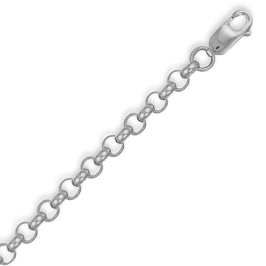 Sterling Silver Medium Belcher Chain