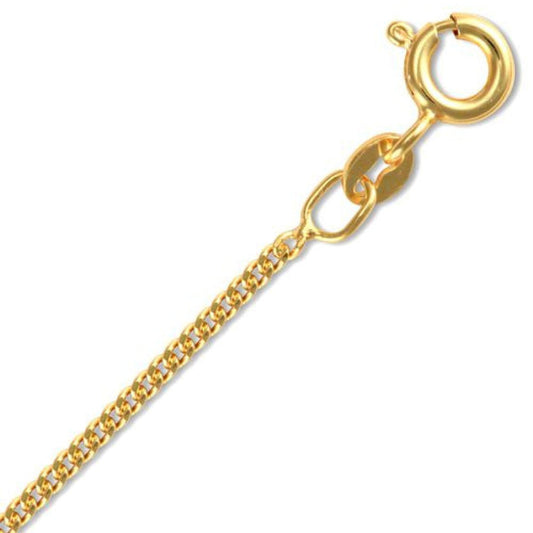 14ct Gold Vermeil Curb Chain
