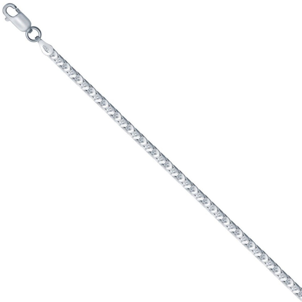 Sterling Silver Heavy Franco Chain