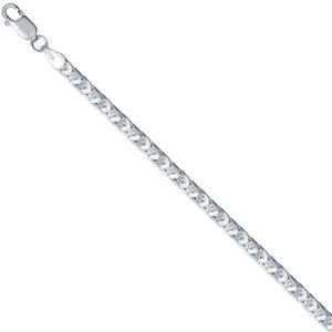 Sterling Silver Extra Heavy Franco Chain Necklace