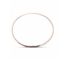 Load image into Gallery viewer, Sterling Silver Oval shaped Bangle with screw head detail
