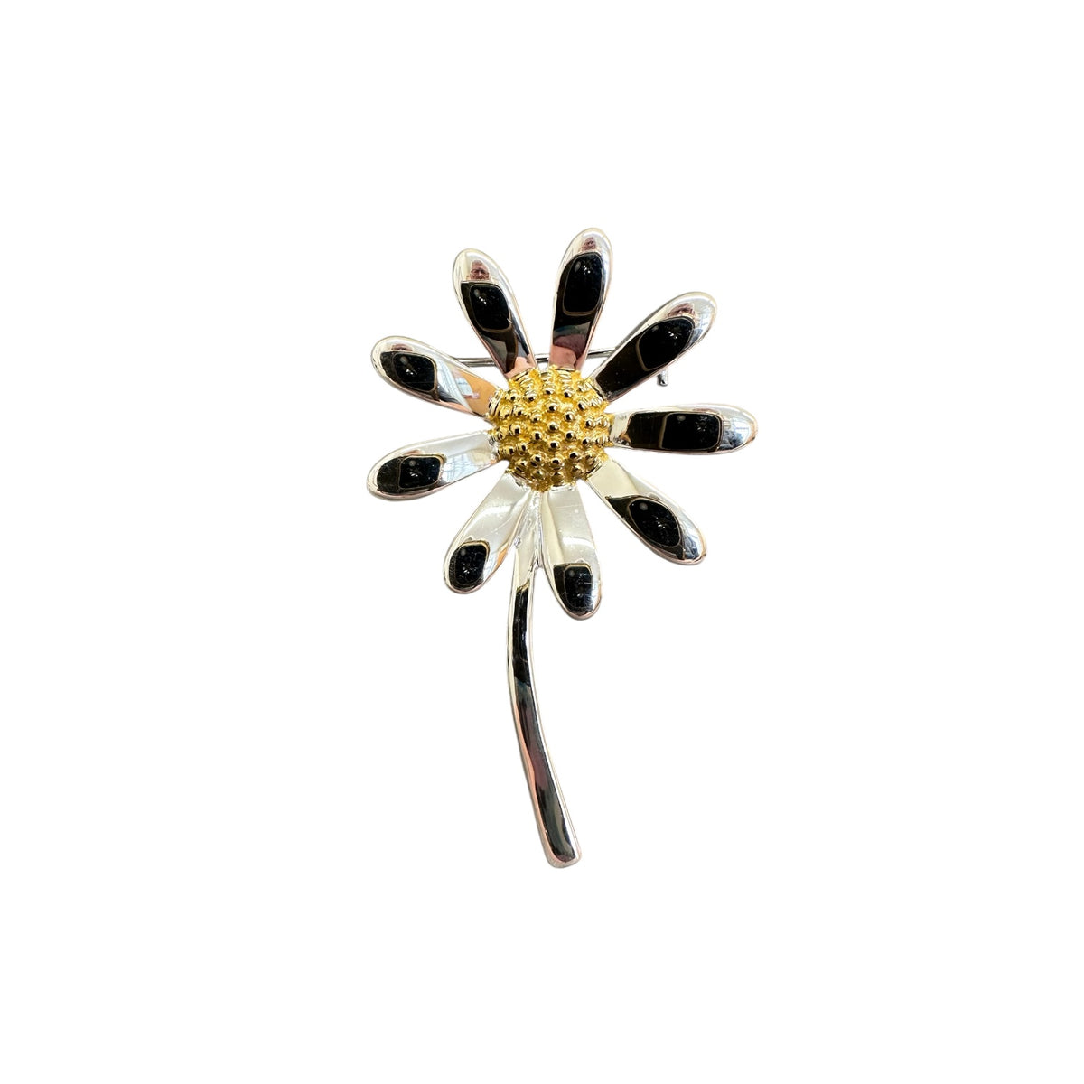 Sterling Silver Daisy Brooch
