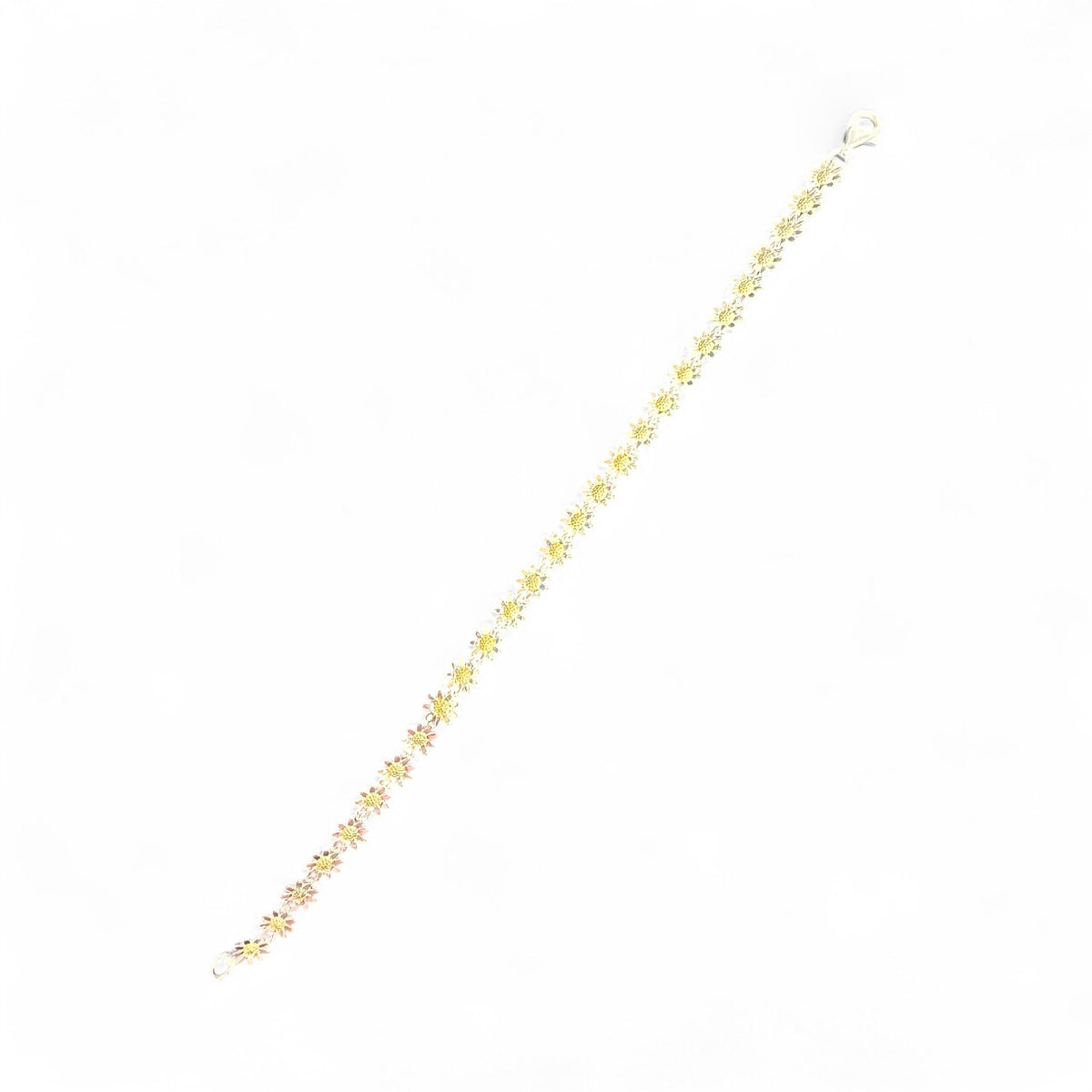 Sterling Silver Petite Daisy Bracelet