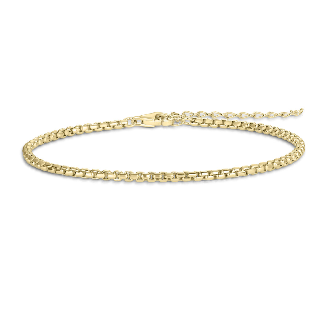 Silver Vermeil 16cm Bracelet +4cm extension