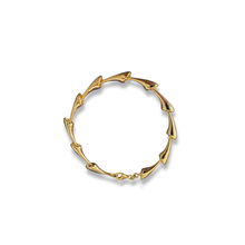 Load image into Gallery viewer, Gold Vermeil Honeysuckle Sculptural Bracelet
