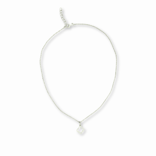 Sterling Silver Clover Pendant Necklace