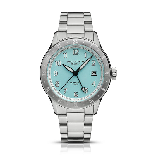 Broadgate GMT automatic Pale Blue Dial Stainless Steel bracelet