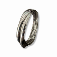Load image into Gallery viewer, Sterling Silver Five-Band Russian Bangle

