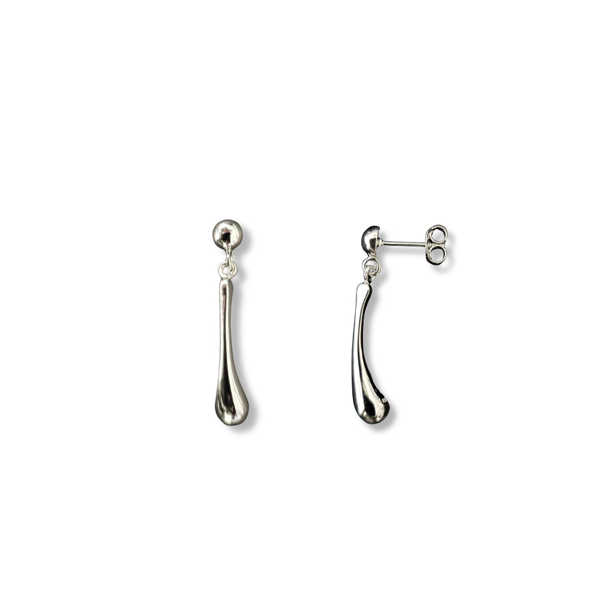 Sterling Silver Totty Long Drop Earrings
