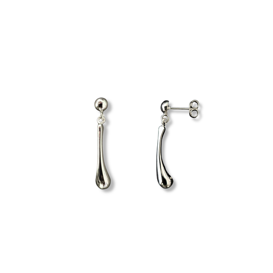 Sterling Silver Totty Long Drop Earrings