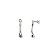 Load image into Gallery viewer, Sterling Silver Totty Long Drop Earrings
