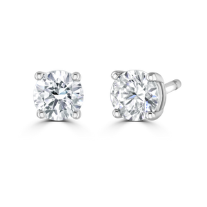 9ct White Gold claw set Diamond Studs from 0.15ct to 0.50ct