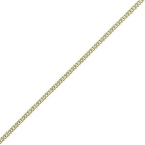 9ct Yellow Gold Chain - 1.1mm Close Curb