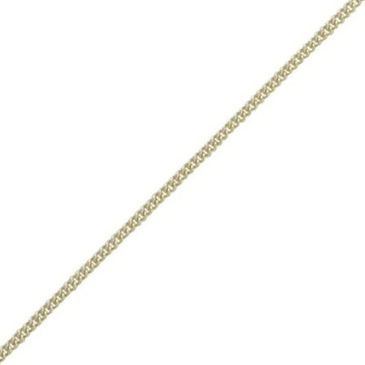 9ct Yellow Gold Chain - 1.1mm Close Curb