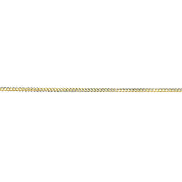 9ct Yellow Gold Chain - 1.05mm Filled Close Curb