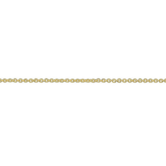 9ct Yellow Gold Chain - 1.27mm Trace, view 3