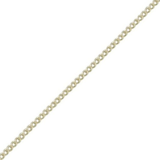 9ct Yellow Gold Chain - 1.27mm Close Curb