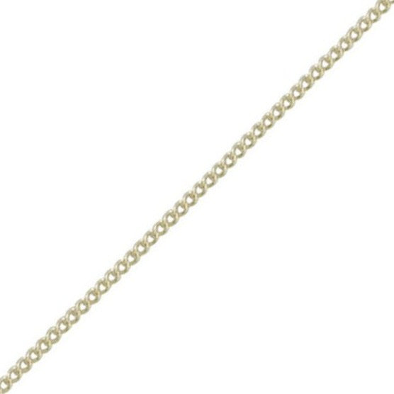9ct Yellow Gold Chain - 1.27mm Close Curb