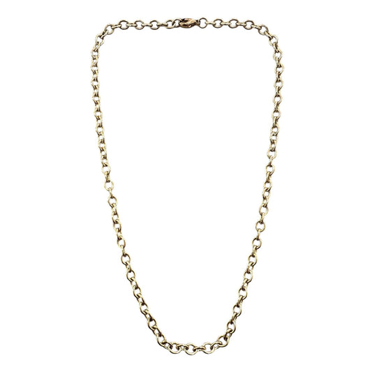 9ct Yellow Gold Necklace - 4.5mm Trace Chain