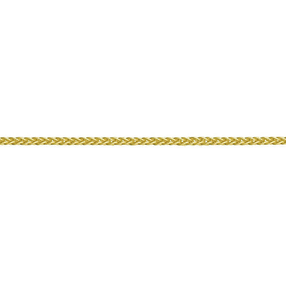 9ct Yellow Gold Chain - 1.3mm Spiga
