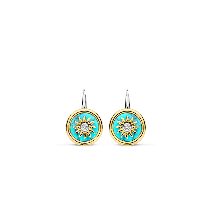 Ti Sento Stunning Turquoise Summer Sun earrings